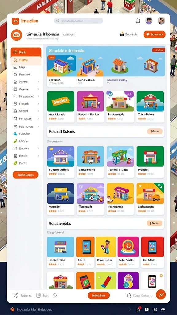 Beragam pilihan permainan menarik dalam aplikasi sd107 App APK Terbaru.